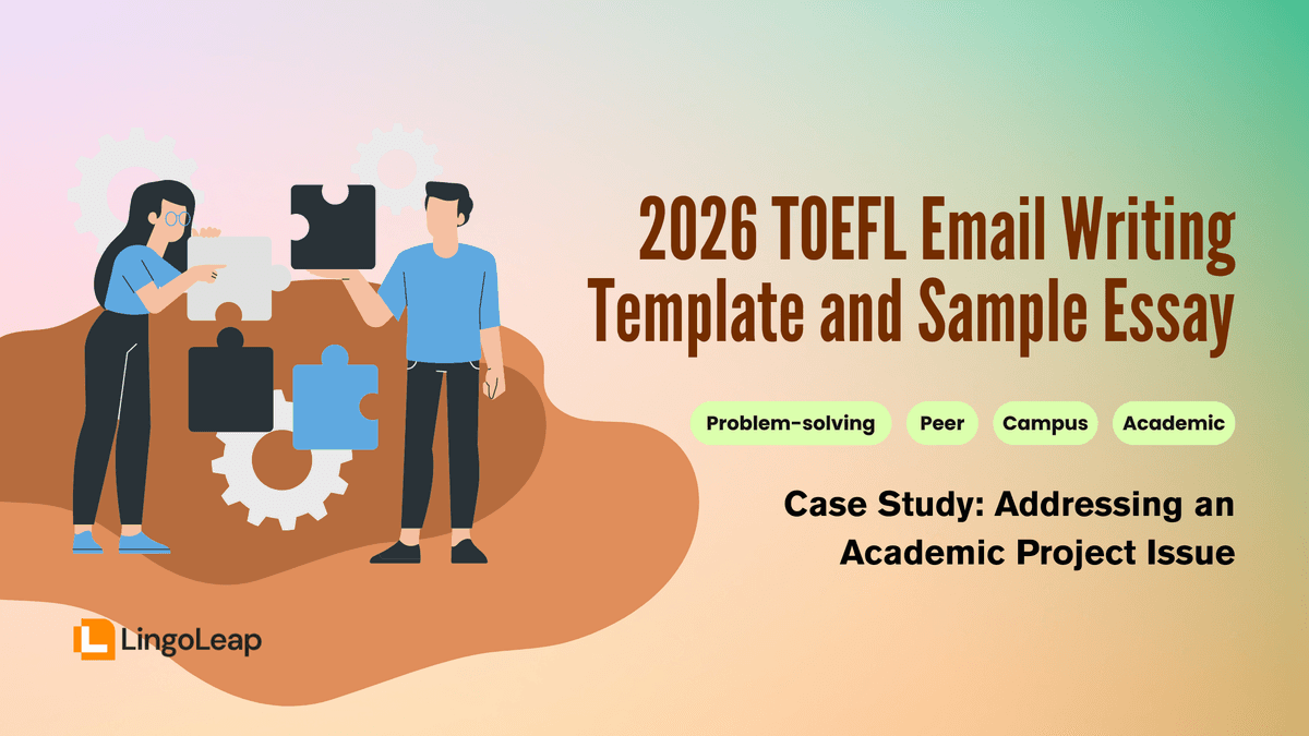 2026 TOEFL Email Writing Template and Sample Essay: Addressing an Academic Project Issue